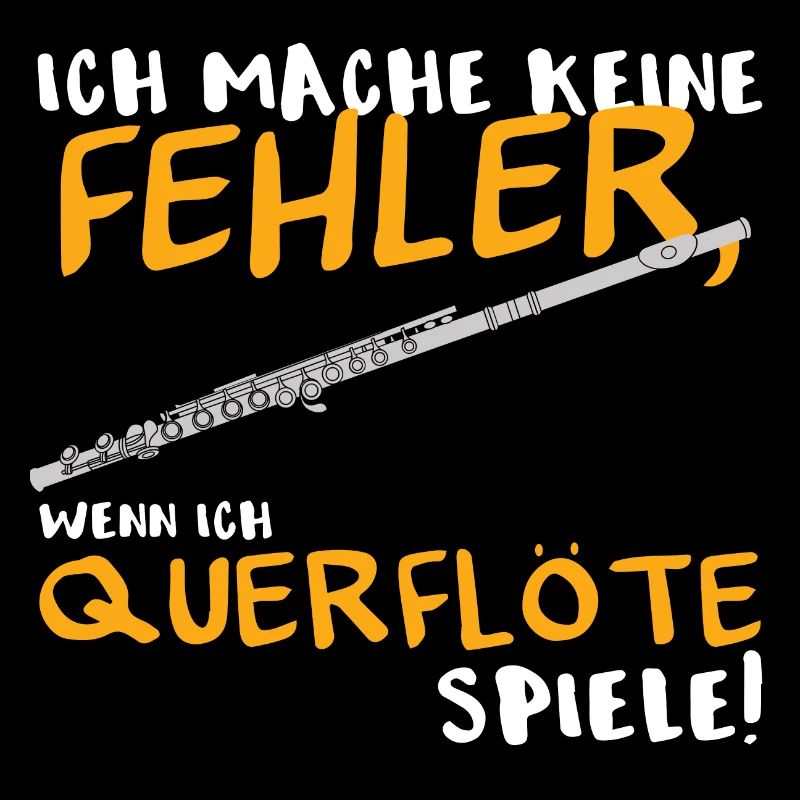Ich mache keine Fehler! - Querflöte Musiker Musik