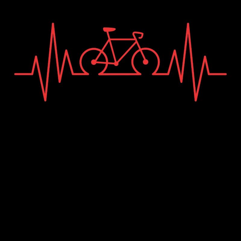 Fahrrad EKG Geschenkidee & T-Shirt