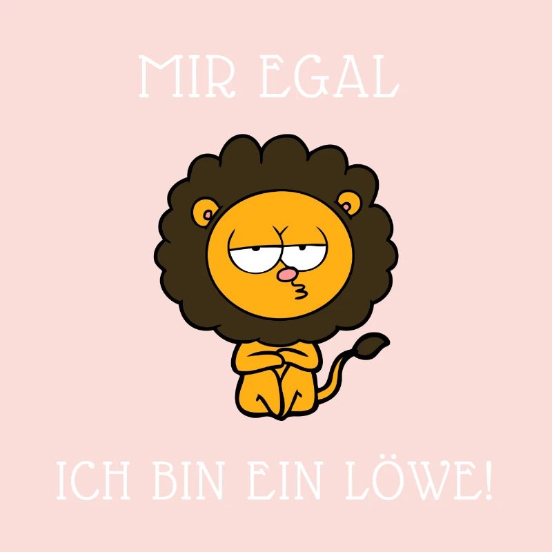 Ich bin ein Löwe! Löwe Süß Idee Geschenk