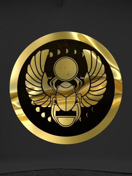 Gold lucky beetle icon