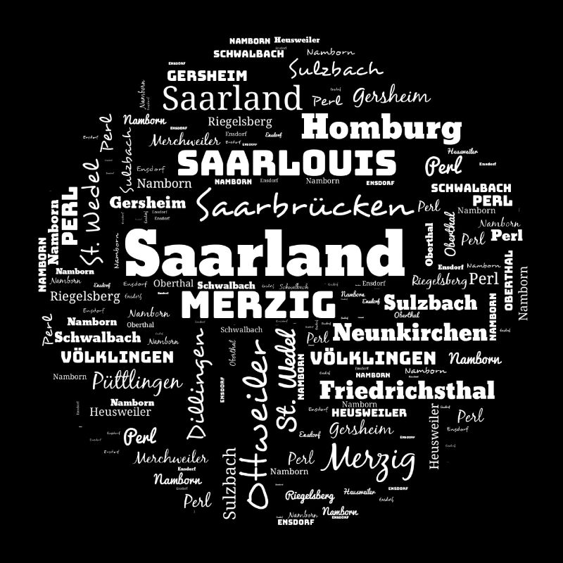 Saarland circle cities gift