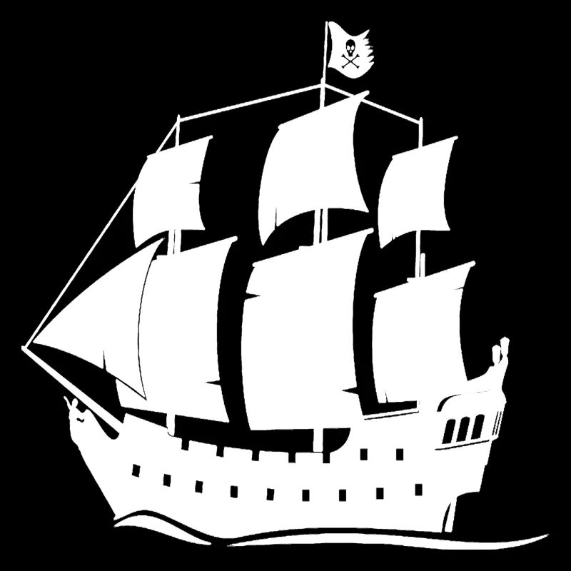 Bateau pirate blanc