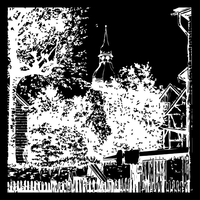 My home - backyard view - rural idyll