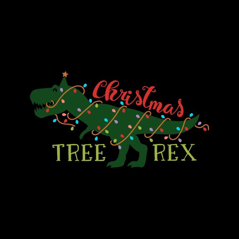 Tree Rex Dinosaurier Geschenk Baum Weihnachten