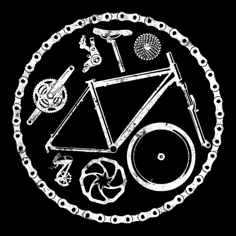 Bicicletta da bicicletta a catena
