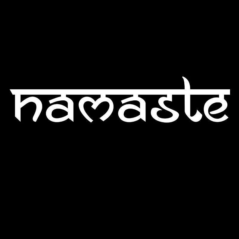 Namaste - white