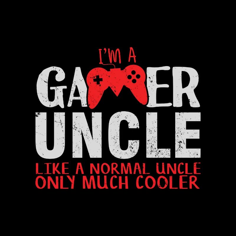 Gamer Uncle - Cooler Zocker Onkel - Fun Funcle