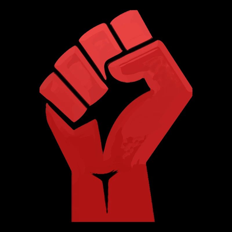 Fist red