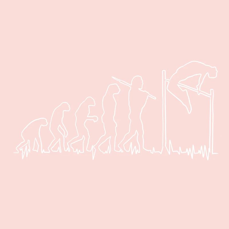 Evolution Hochsprung Leichtathletik