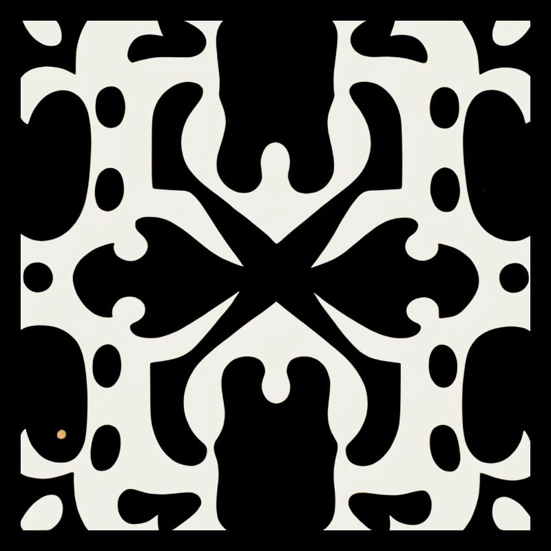 Abstract, elegant white graffiti design