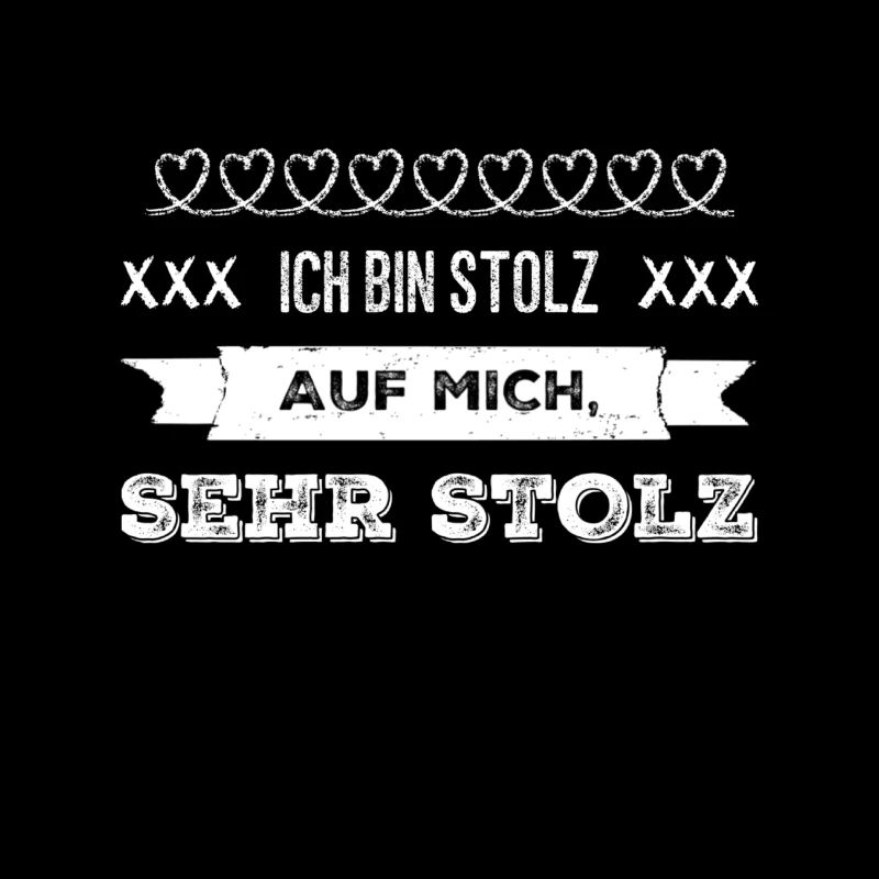 ich bin voller Stolz
