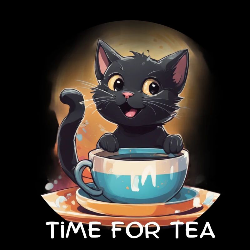 Chat au café