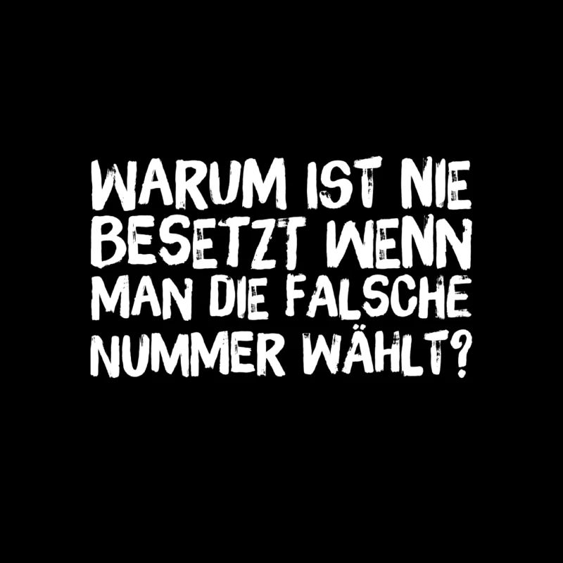 wenn man die falsche Nummer wählt