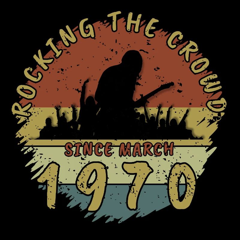 55th Birthday Rocking the crowd GIT 03/1970