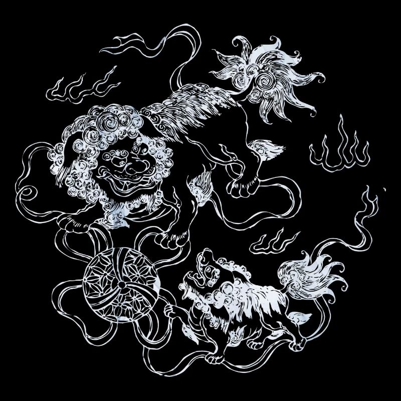 Dragon de tatouage chinois