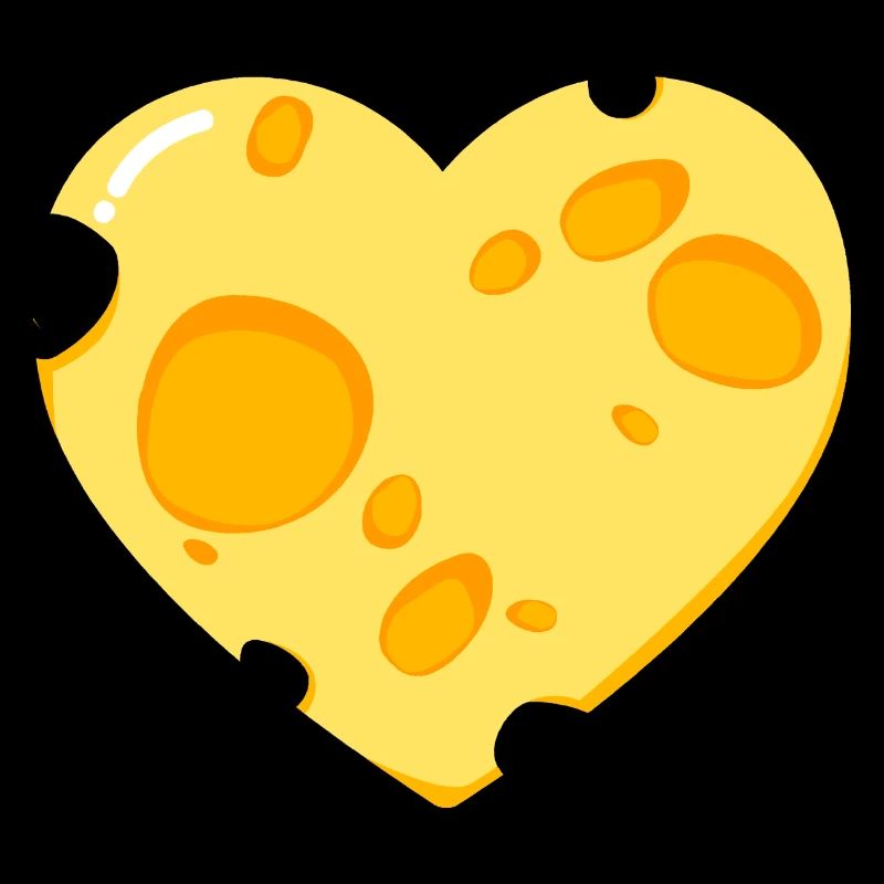 Käse Herz - Geschenk Gouda Cheddar Pizza Brot