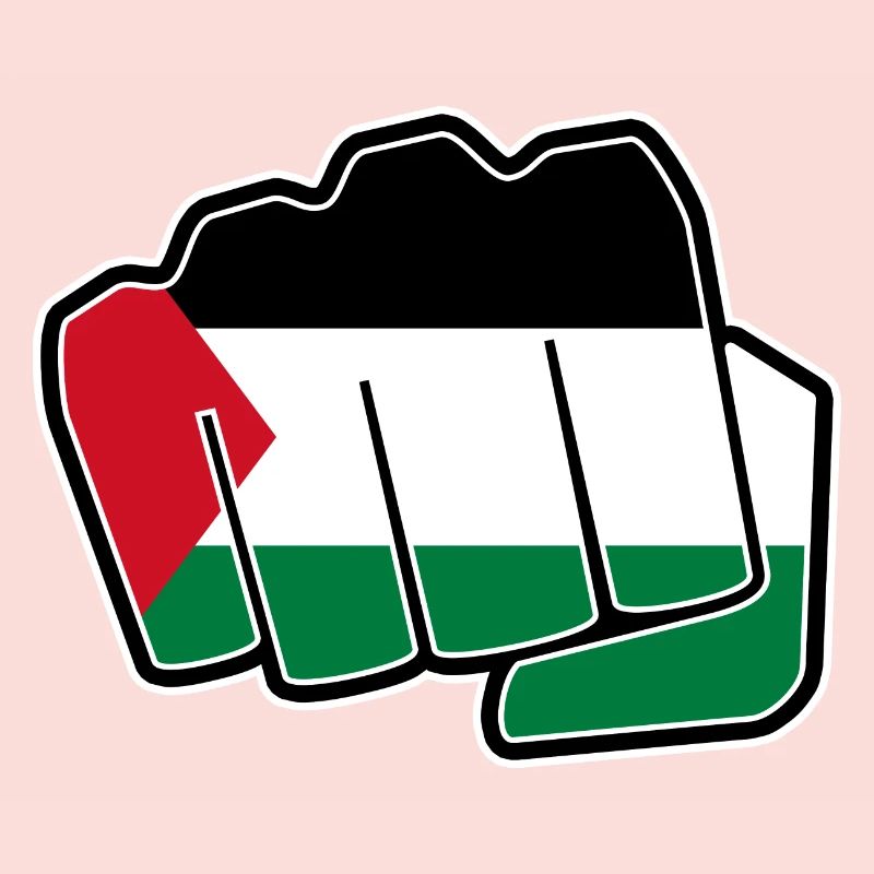 Palestine drapeau drapeau poing