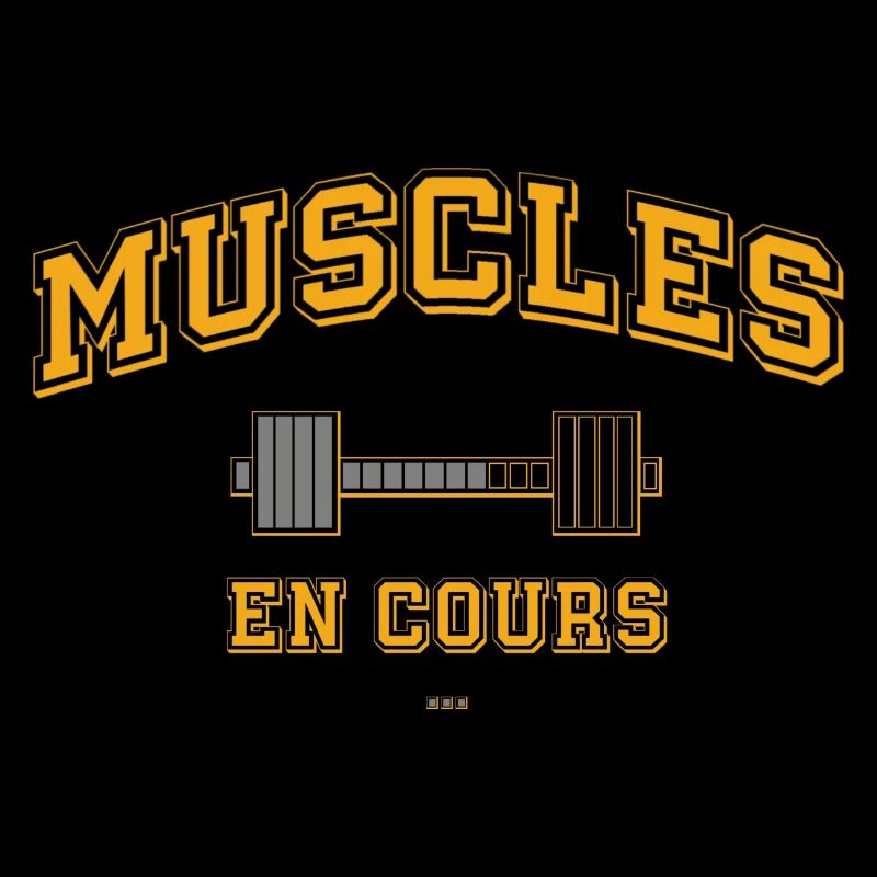 Muscles en cours - Haltère