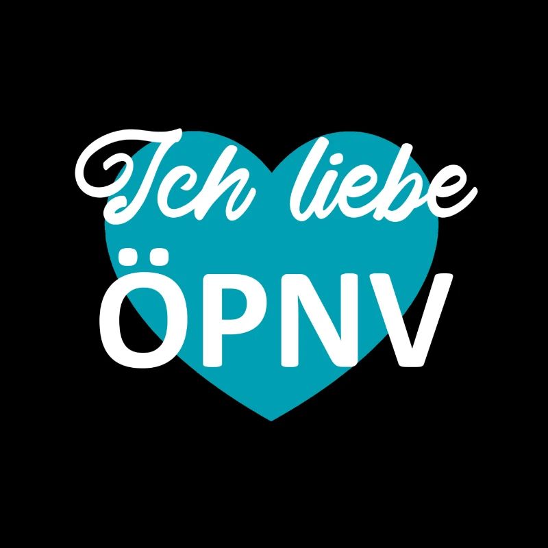 Ich liebe OePNV Bahn Geschenkidee