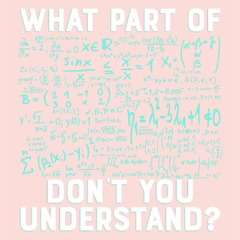 Math science complicated funny gift