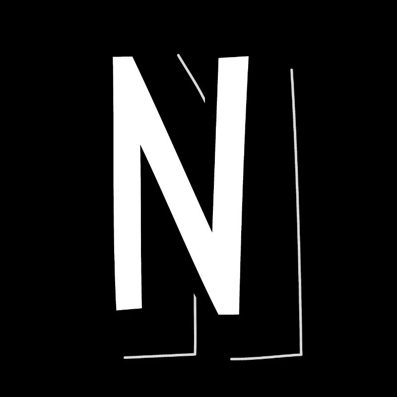 Buchstabe N - Alphabet N.