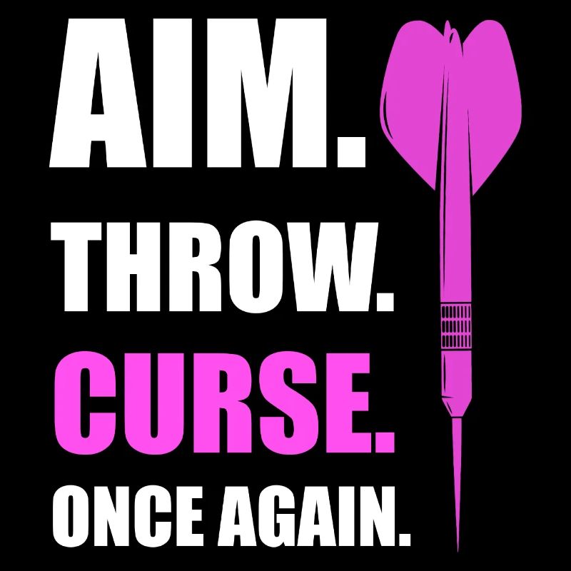 aim. throw. Dart Darts Gift
