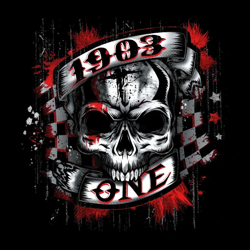 1903 One - Biker Skull