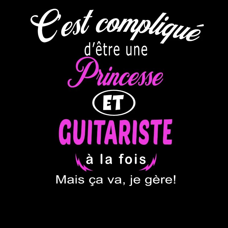 c'est compliqué princesse et guitariste
