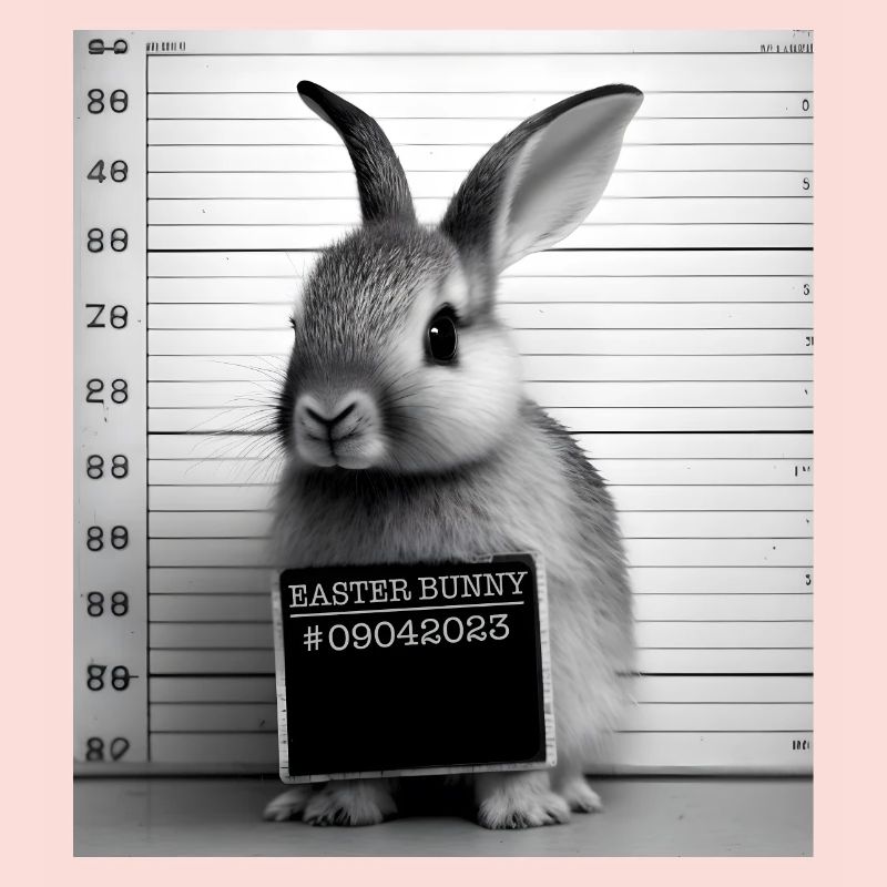 Funny Easter bunny design for rabbit breeders