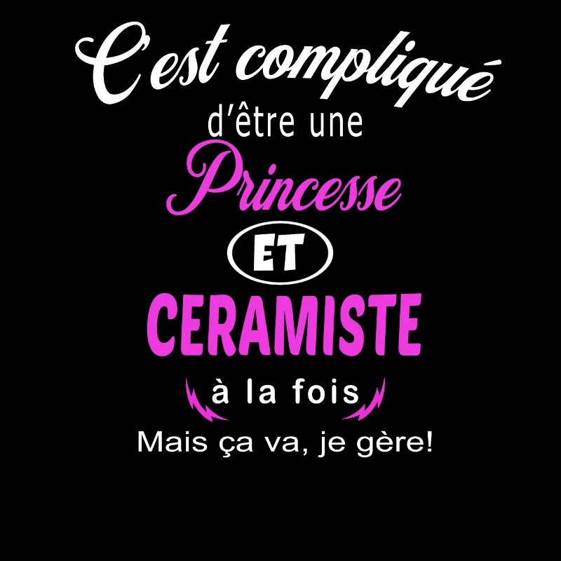c'est compliqué princesse et ceramiste