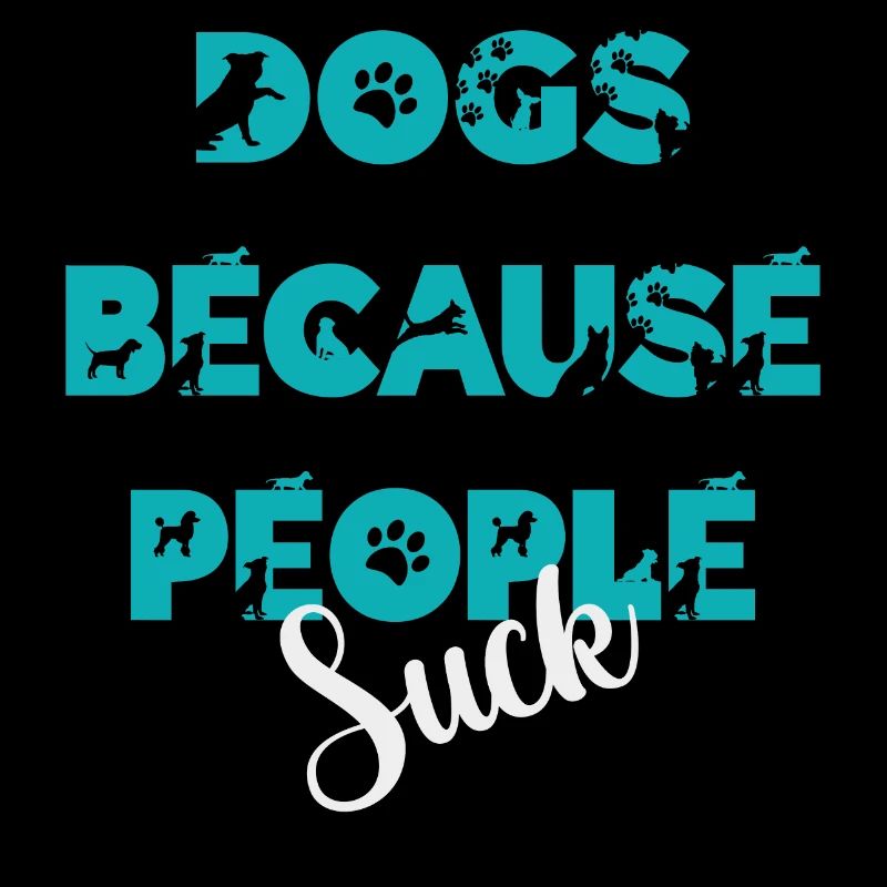 Les chiens parce que les gens sucent Hundeliebhaber