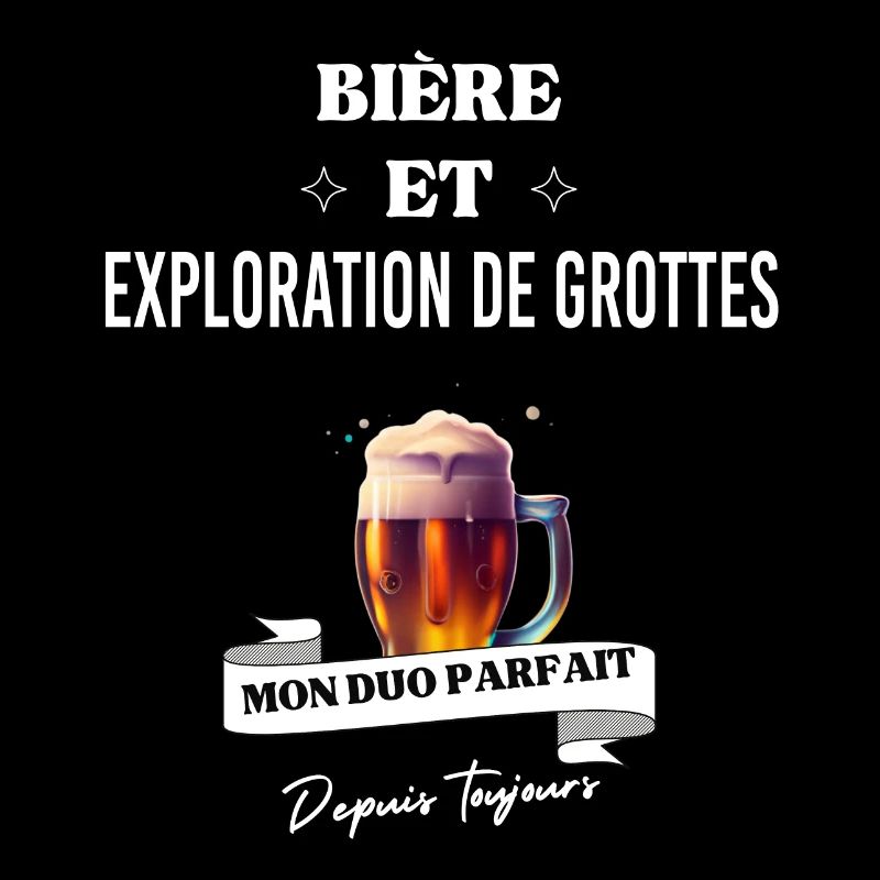 Bière Mon duo parfait et exploration de grottes