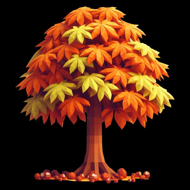 Splendeur d’automne : Châtaignier polygonal