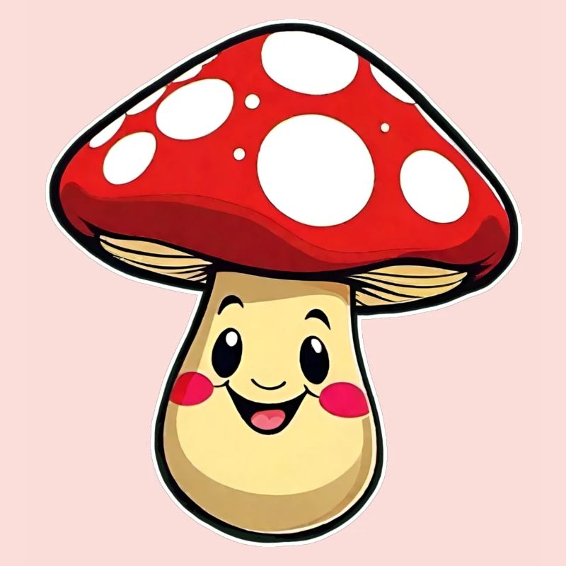 Funny little toadstool
