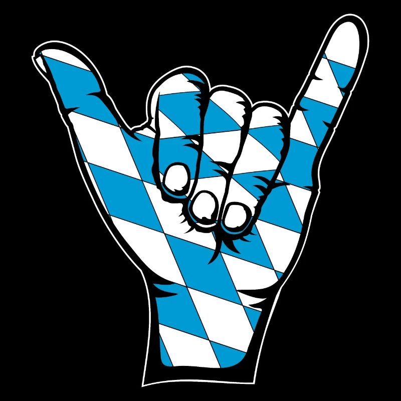Icône du surf du drapeau de la Bavière