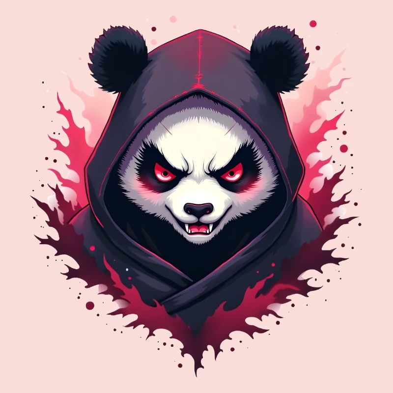 Panda ninja maléfique