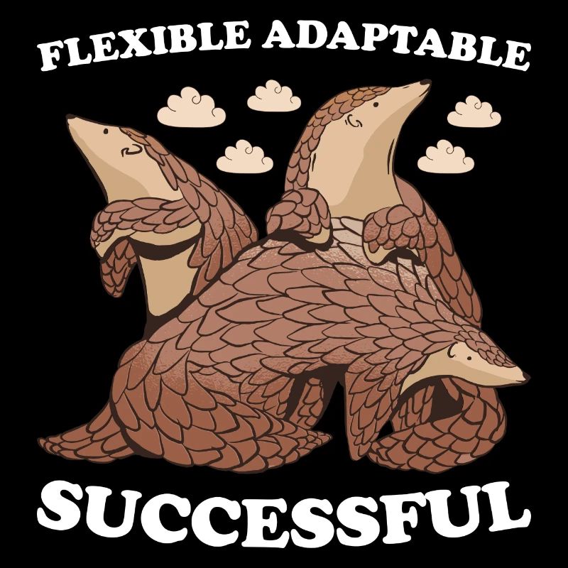 Pangolin flexible adaptable et réussi
