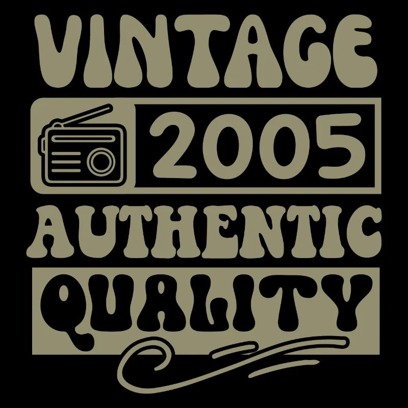 Authentic 2005 Millésime 2005 - Vintage 2005 Rétro