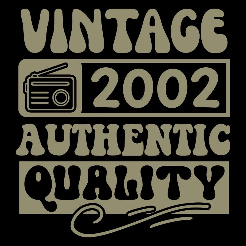 Authentic 2002 Millésime 2002 - Vintage 2002 Rétro