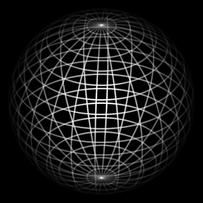 cercle / boule en blanc