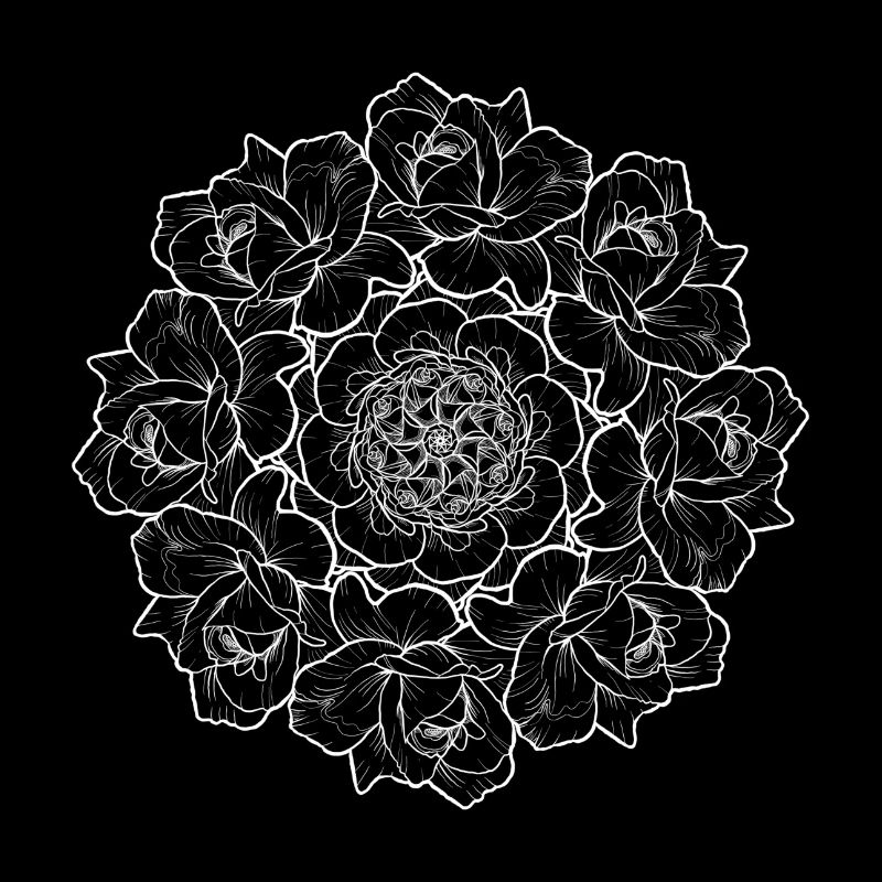 Rose bouquet - white