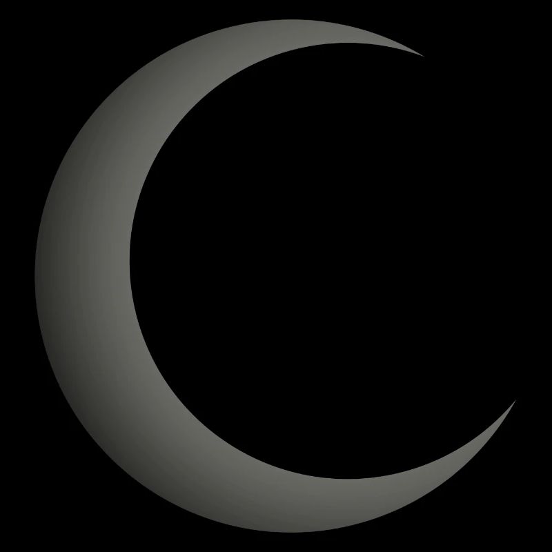Moon Crescent Symbol Crescent Night Sky Crescent Moon