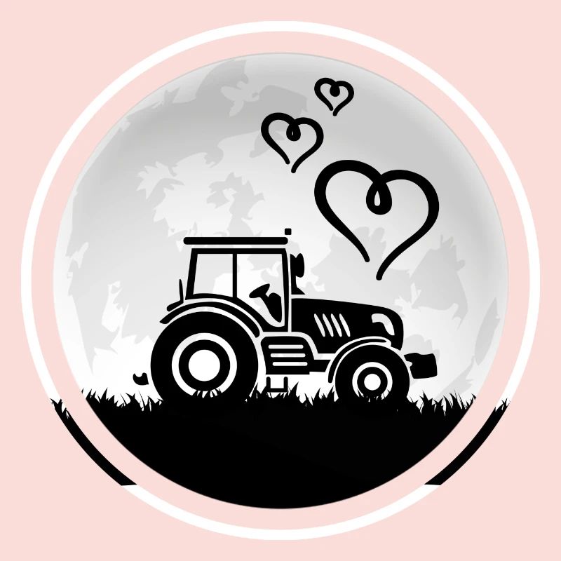 Traktor Traktorfahrer Schlepper "Traktor-Liebe"