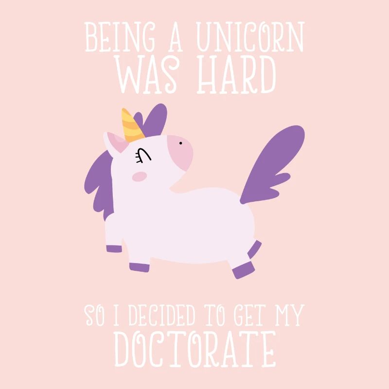 Doktortitel Einhorn Spruch Uni Geschenk