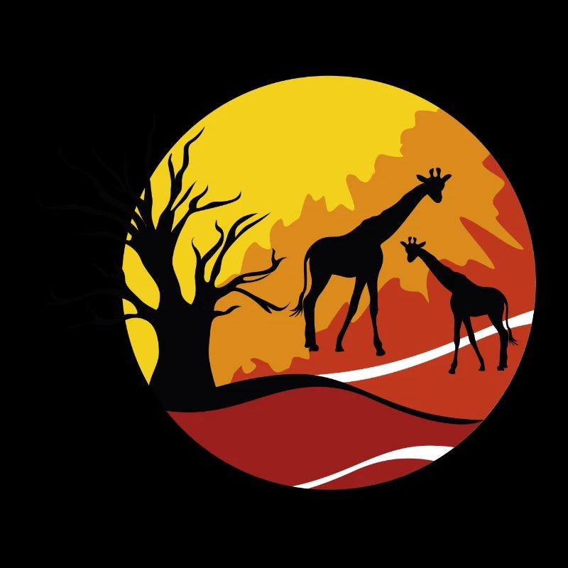 Afrika Giraffe