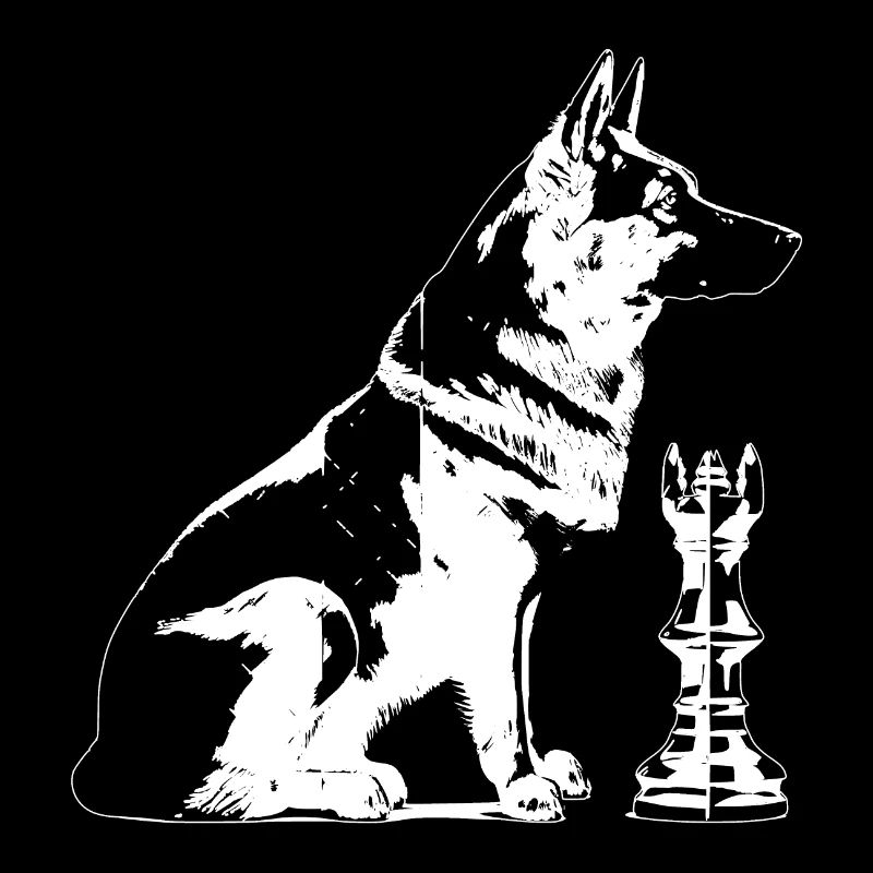 Schach Schäferhund