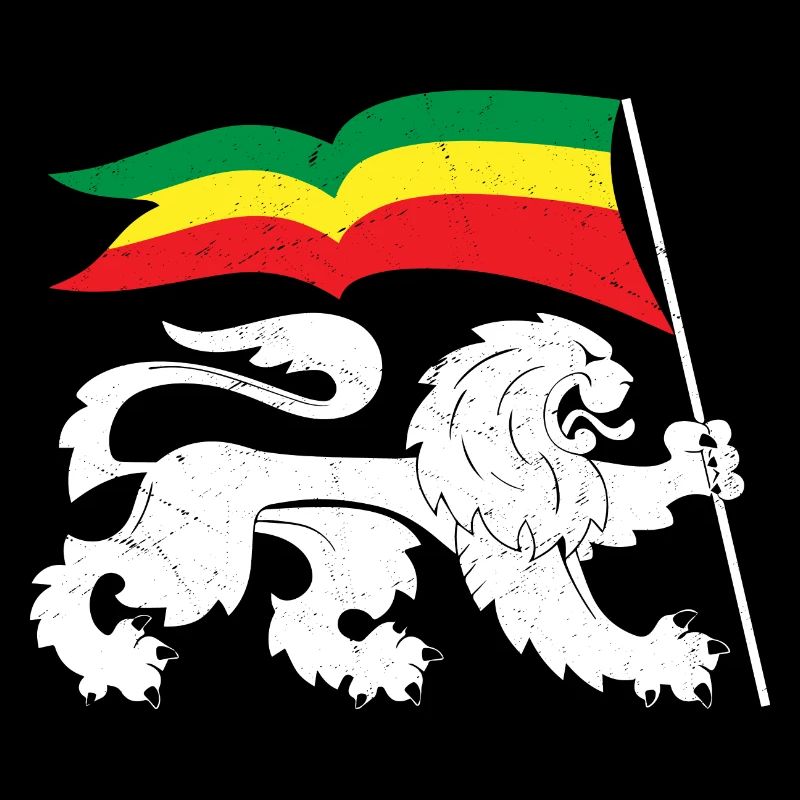 Drapeau Reggaeton Rasta Reggae Lion