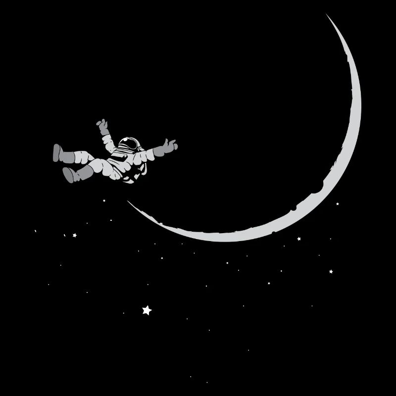 Moon Astronaut Weightless