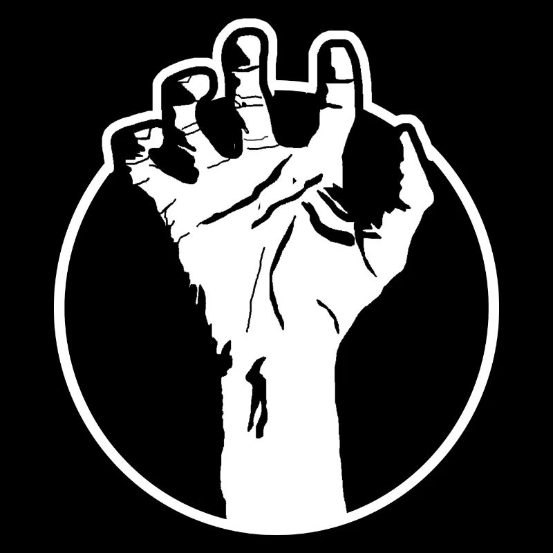 Logo de la main Zombie