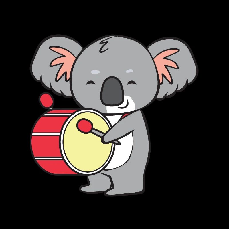 Koala - with drum